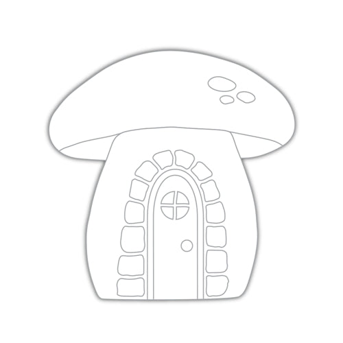 Simon Says Stamp! Simon Says Stamp MUSHROOM HOUSE Wafer Die sssd112175