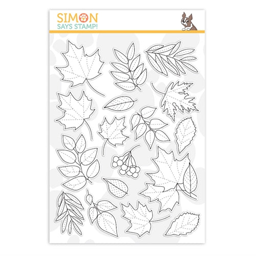 Simon Says Stamp! Simon Says Clear Stamps AUTUMN LEAVES sss202151