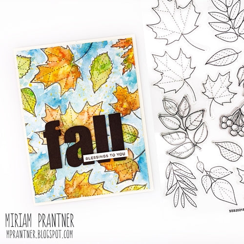 Simon Says Stamp! Simon Says Clear Stamps AUTUMN LEAVES sss202151