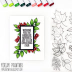 Simon Says Stamp! Simon Says Clear Stamps AUTUMN LEAVES sss202151