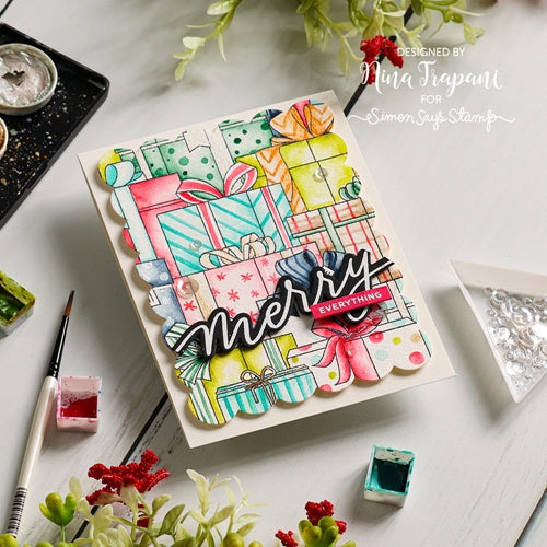 Simon Says Stamp! Simon Says Clear Stamps HOLIDAY SPARKLE GREETINGS sss202230