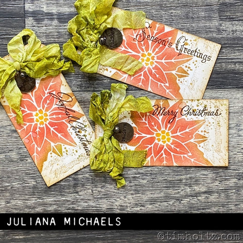 Simon Says Stamp! Tim Holtz Layering Stencil POINSETTIA DUO THS153