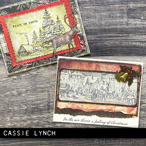 Simon Says Stamp! Tim Holtz Cling Rubber Stamps WINTERSCAPE CMS428