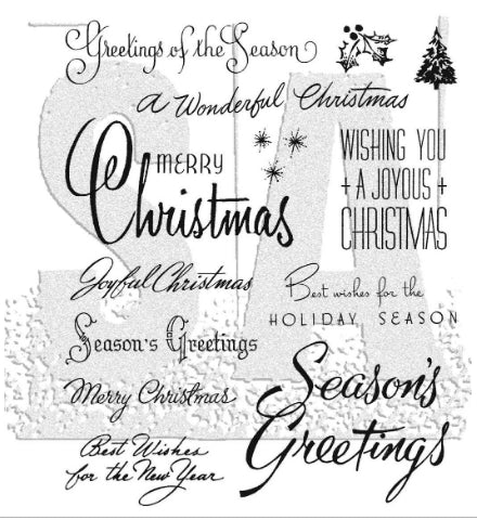 Simon Says Stamp! Tim Holtz Cling Rubber Stamps CHRISTMASTIME 3  CMS427