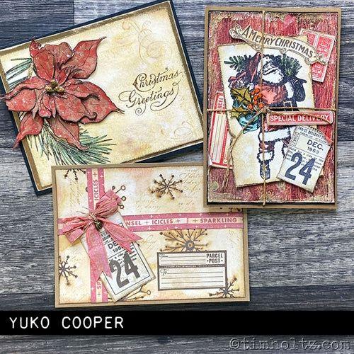 Simon Says Stamp! Tim Holtz Cling Rubber Stamps THE POINSETTIA CMS426
