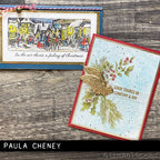 Simon Says Stamp! Tim Holtz Cling Rubber Stamps HOLIDAY SCENES CMS425