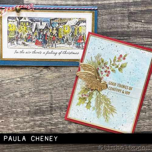Simon Says Stamp! Tim Holtz Cling Rubber Stamps HOLIDAY SCENES CMS425