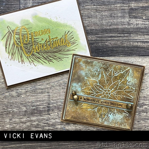Simon Says Stamp! Tim Holtz Cling Rubber Stamps FOREST FLOOR CMS422