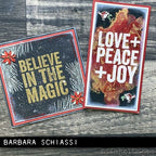 Simon Says Stamp! Tim Holtz Cling Rubber Stamps BOLD TIDINGS 1 CMS418