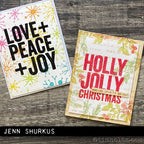 Simon Says Stamp! Tim Holtz Cling Rubber Stamps BOLD TIDINGS 1 CMS418