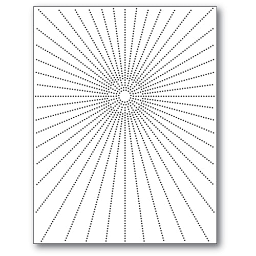 Simon Says Stamp! Memory Box PINPOINT BURST PLATE Craft Die 94514