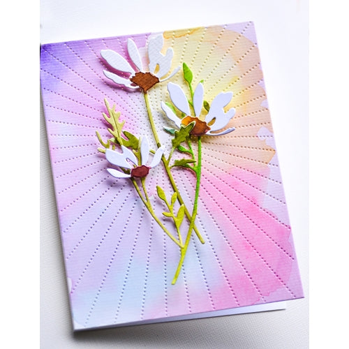 Simon Says Stamp! Memory Box PINPOINT BURST PLATE Craft Die 94514