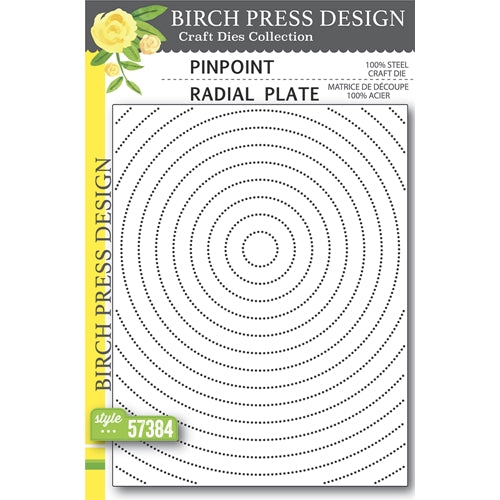 Simon Says Stamp! Birch Press Design PINPOINT RADIAL PLATE Craft Die 57384