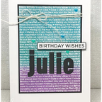 Simon Says Stamp! Julie Hickey Designs BIRTHDAY BACKGROUND Clear Stamp JHE1041