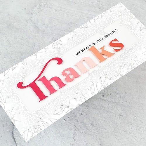 Simon Says Stamp! PinkFresh Studio INCREDIBLY GRATEFUL Clear Stamp Set pfcs3420