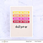 Simon Says Stamp! Altenew ESSENTIAL SENTIMENT STRIPS 3D Dies ALT4549