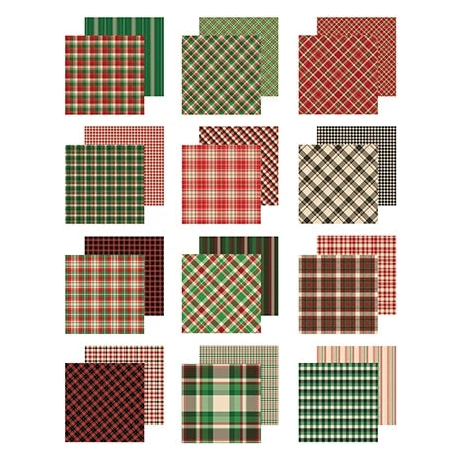 Simon Says Stamp! Whimsy Stamps TARTAN 6 x 6 Paper Pads WSDP27