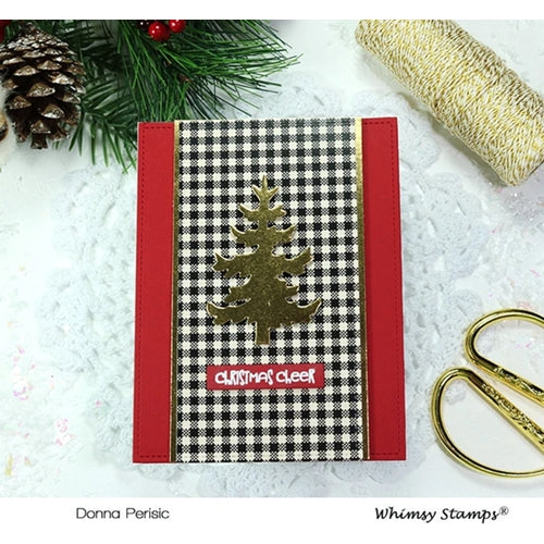 Simon Says Stamp! Whimsy Stamps TARTAN 6 x 6 Paper Pads WSDP27