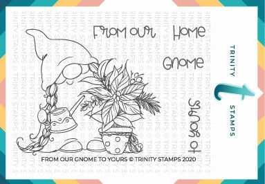 Simon Says Stamp! Trinity Stamps FROM OUR GNOME TO YOURS Clear Stamp Set tps094