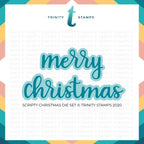 Simon Says Stamp! Trinity Stamps SCRIPTY CHRISTMAS Die Set tmd044