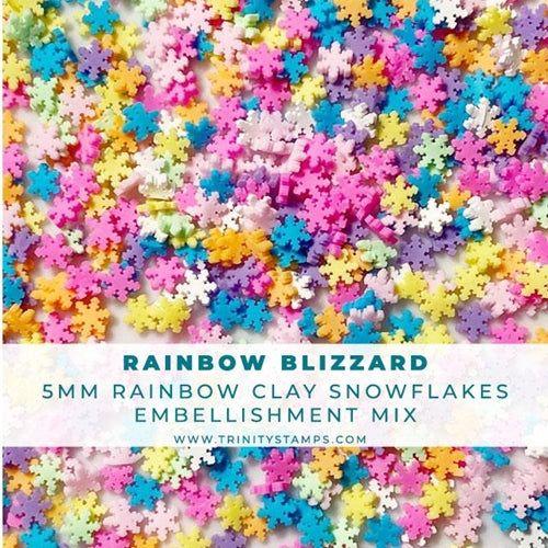 Simon Says Stamp! Trinity Stamps RAINBOW BLIZZARD Embellishment Box tsb150