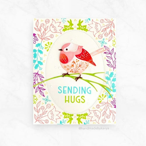 Simon Says Stamp! Papertrey Ink FEATHERED FRIENDS 5 Dies ITP195