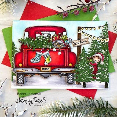 Simon Says Stamp! Honey Bee BIG PICKUP TAILGATE Clear Stamp Set hbst284 | color-code:ALT02