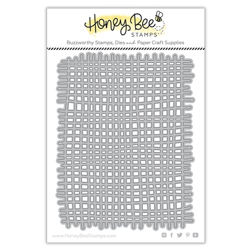 Simon Says Stamp! Honey Bee BURLAP A2 BACKGROUND Die hbdsba2b