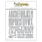 Simon Says Stamp! Honey BEE NARROW UPPERCASE ALPHA Dies hbdsbnua