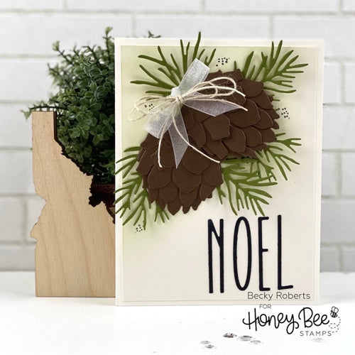 Simon Says Stamp! Honey BEE NARROW UPPERCASE ALPHA Dies hbdsbnua