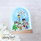 Simon Says Stamp! Honey Bee SNOW GLOBE A2 SHAKER Dies hbdssga2