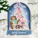 Simon Says Stamp! Honey Bee SNOW GLOBE A2 SHAKER Dies hbdssga2