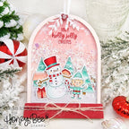 Simon Says Stamp! Honey Bee SNOW GLOBE A2 SHAKER Dies hbdssga2