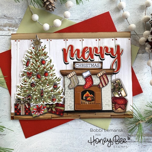 Simon Says Stamp! Honey Bee BARN WOOD PLANKS Dies hbdsbwpl