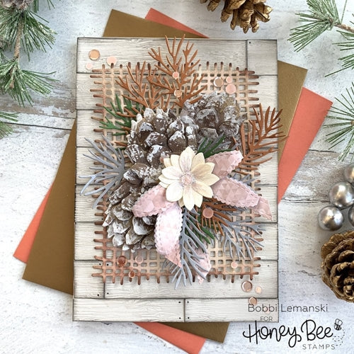 Simon Says Stamp! Honey Bee BARN WOOD PLANKS Dies hbdsbwpl