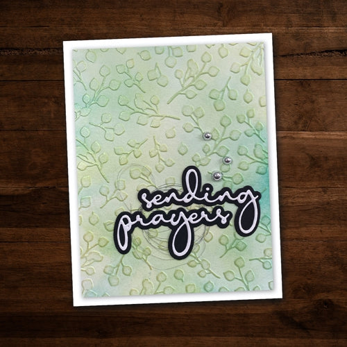 Simon Says Stamp! Paper Rose BABY BLUE Embossing Folder 20384