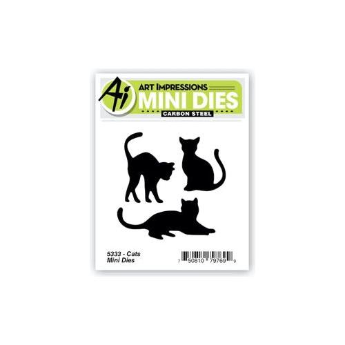 Simon Says Stamp! Art Impressions CATS Mini Dies 5333
