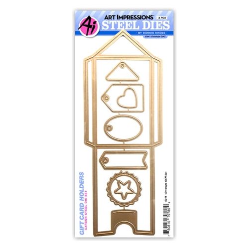 Simon Says Stamp! Art Impressions ENVELOPE GIFT CARD HOLDER Die Set 5344