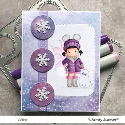 Simon Says Stamp! Whimsy Stamps FAIRY SWEET Cling Stamp C1367*