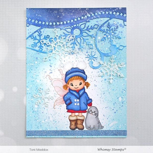 Simon Says Stamp! Whimsy Stamps FAIRY SWEET Cling Stamp C1367*