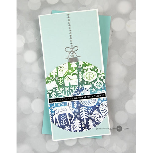 Simon Says Stamp! Colorado Craft Company Big and Bold NORDIC ORNAMENT Clear Stamps BB362