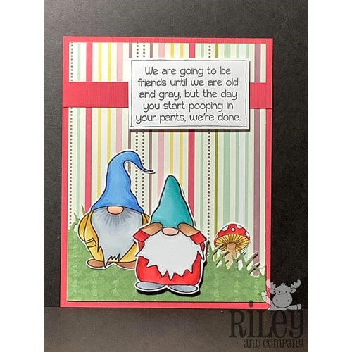 Simon Says Stamp! Riley And Company Funny Bones POOPING YOUR PANTS Cling Rubber Stamp RWD 860