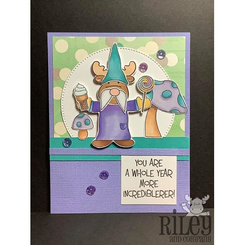 Simon Says Stamp! Riley And Company Funny Bones MORE INCREDIBLERER Cling Rubber Stamp RWD 858