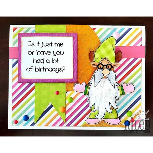 Simon Says Stamp! Riley And Company Funny Bones IS IT ME Cling Rubber Stamp RWD 857