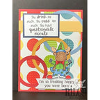 Simon Says Stamp! Riley And Company Funny Bones QUESTIONABLE MORALS Cling Rubber Stamp RWD 854