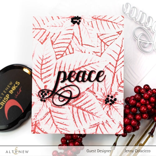 Simon Says Stamp! Altenew PERFECT POINSETTIAS 3D Embossing Folder ALT4656