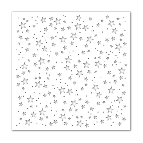 Simon Says Stamp! Simon Says Stamp Stencil SCATTERED STARS ssst121506