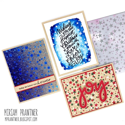Simon Says Stamp! Simon Says Stamp Stencil SCATTERED STARS ssst121506