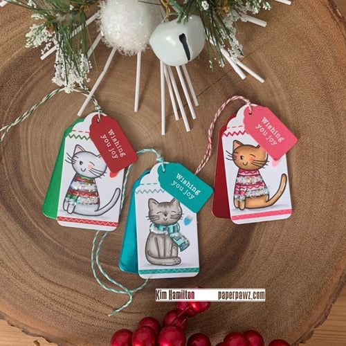 Simon Says Stamp! Simon Says Clear Stamps CHRISTMAS KITTIES sss302229c