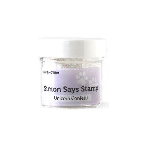 Simon Says Stamp! Simon Says Stamp UNICORN CONFETTI Glitter Jar UnicornUC11